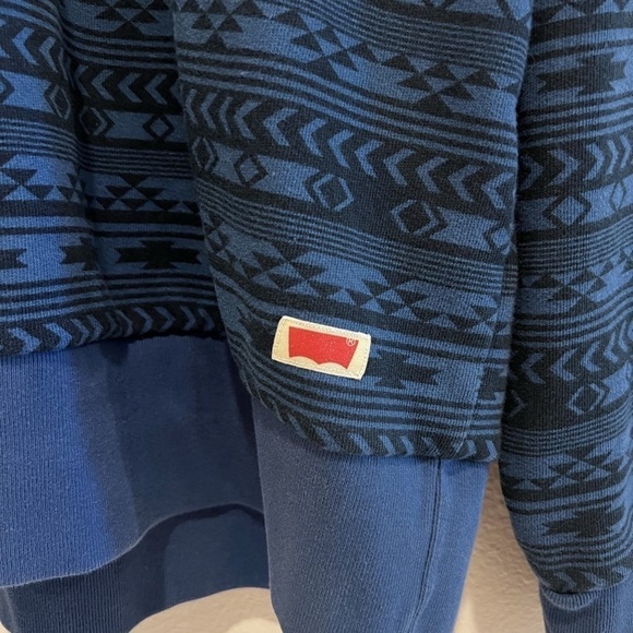 LEVI'S Crewneck Aztec Sweatshirt Size XXL - Picture 5 of 9
